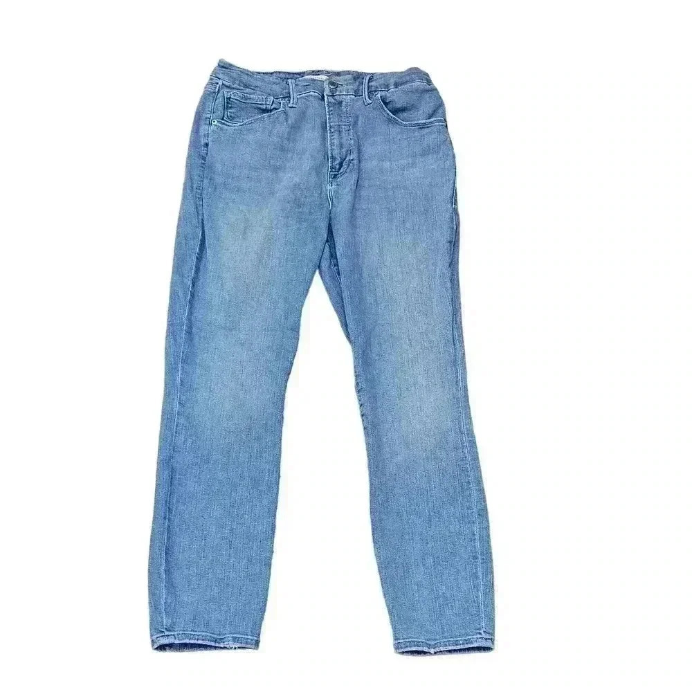 Good American Women's Size 15 Good Waist Light Compression Skinny Jeans GW504T
